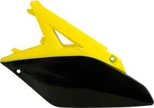 POLISPORT Side Panels - '10-'12 OEM Yellow/Black - RMZ 250 8605200001