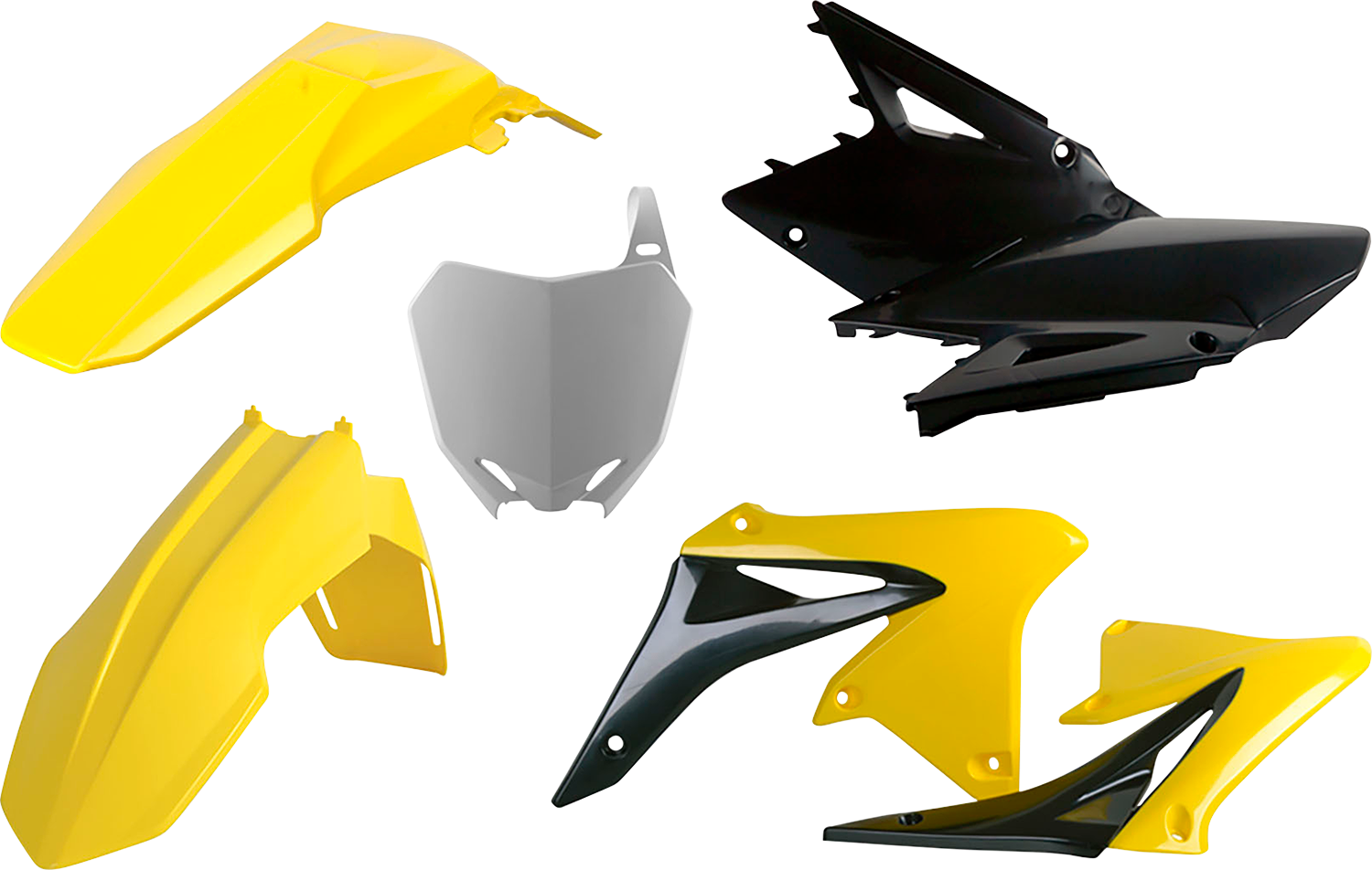 POLISPORT Body Kit - '17 OEM Yellow/Black/White - RM-Z 450 90726