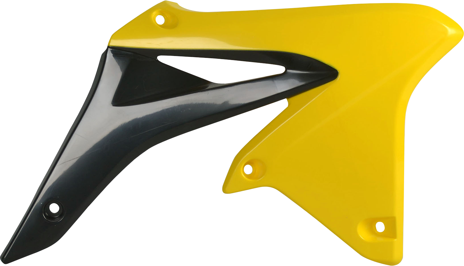 POLISPORT Radiator Cover - Black/ Yellow - RMZ 250 8413600003