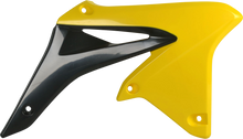 POLISPORT Radiator Cover - Black/ Yellow - RMZ 250 8413600003