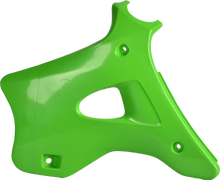 POLISPORT Radiator Cover - OEM Green - KX 125/250 8420000002