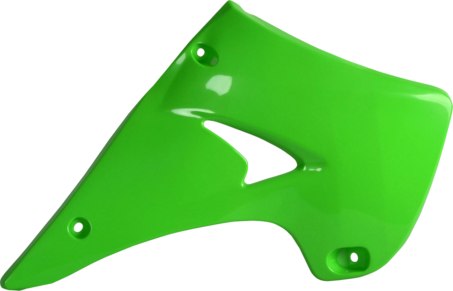 POLISPORT Radiator Cover - OEM Green - KX 125/250 8429100007