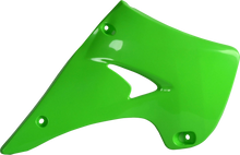 POLISPORT Radiator Cover - OEM Green - KX 125/250 8429100007