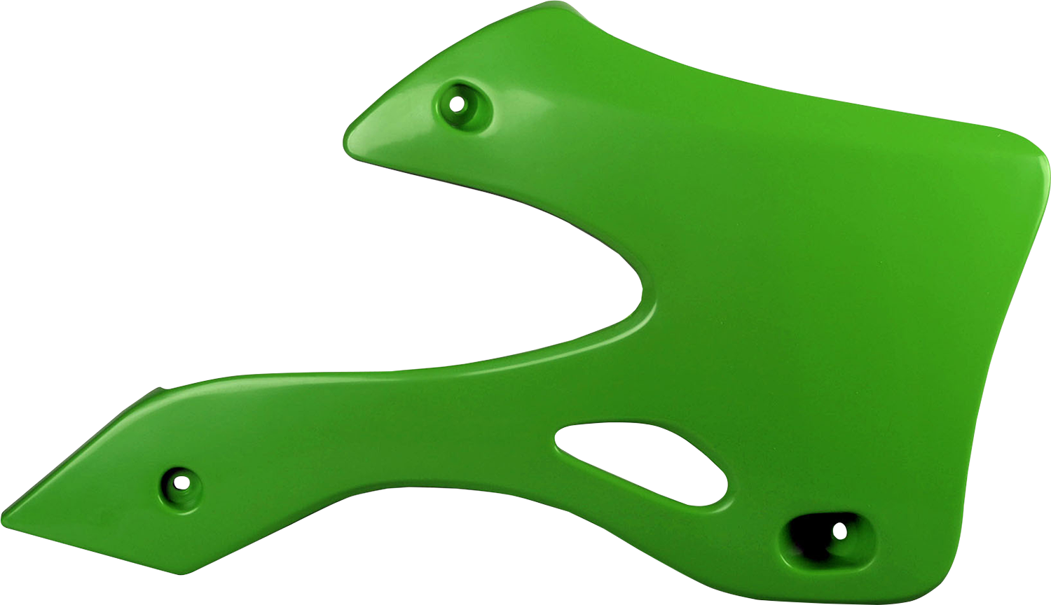 POLISPORT Radiator Cover - OEM Green - KX 125/250 8419200002
