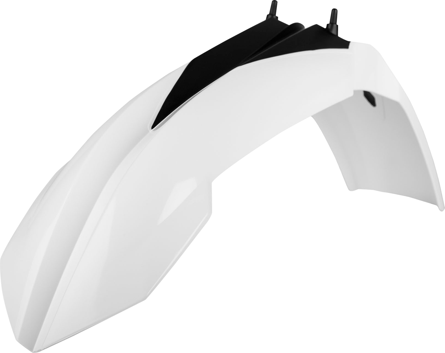 POLISPORT Front Fender - White/Black - KTM - SX '13-'17 8573600002