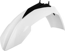 POLISPORT Front Fender - White/Black - KTM - SX '13-'17 8573600002