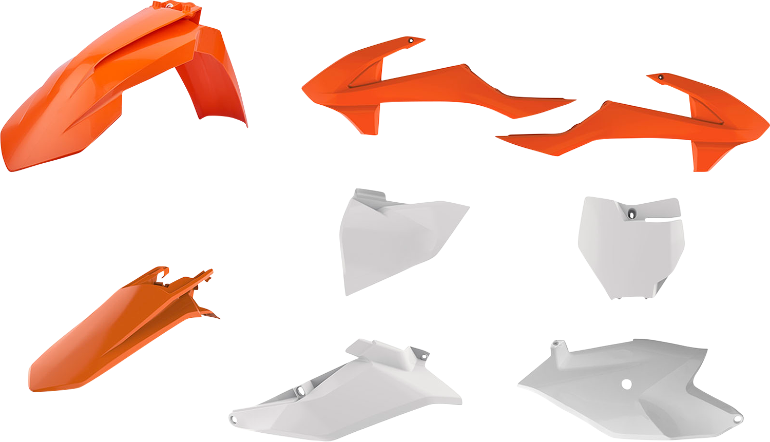 POLISPORT Restyled Body Kit - OEM Orange/White - SX 85 90760