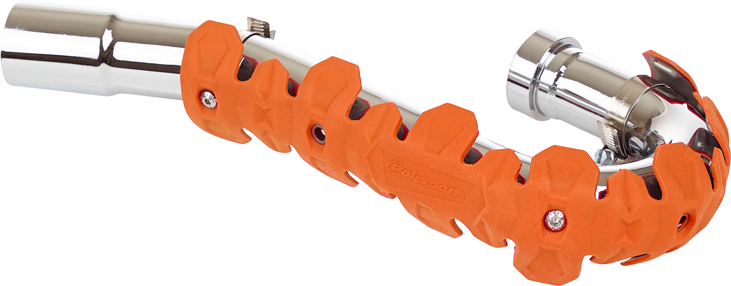 POLISPORT Armadillo Long Head Pipe Guard - Orange 8483800002