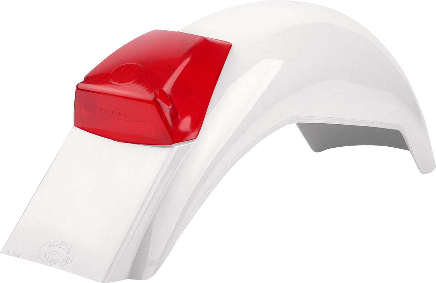 POLISPORT Fender - Rear - Enduro - White 8555700008