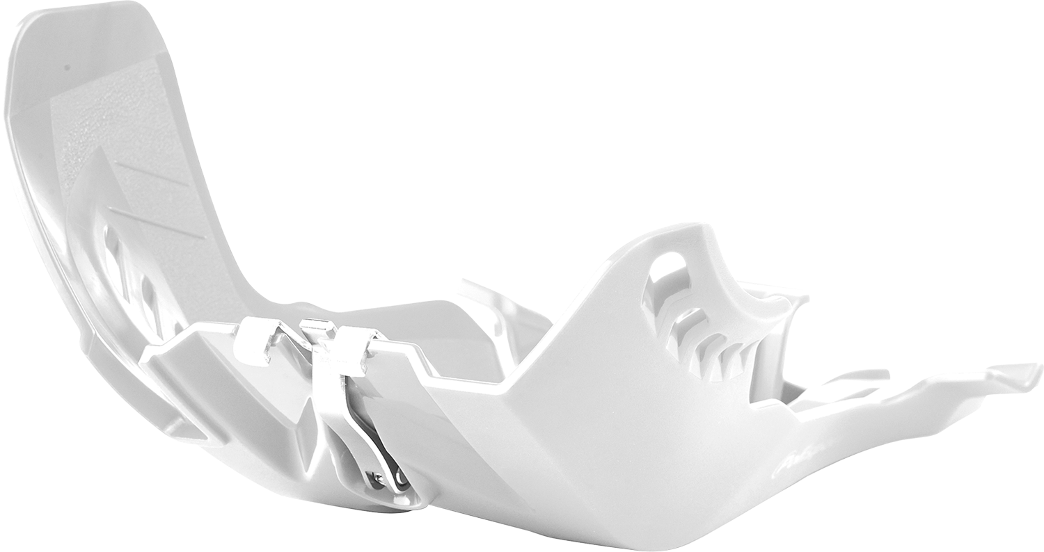 POLISPORT Fortress Skid Plate - White - EXC 250/300 8471600003