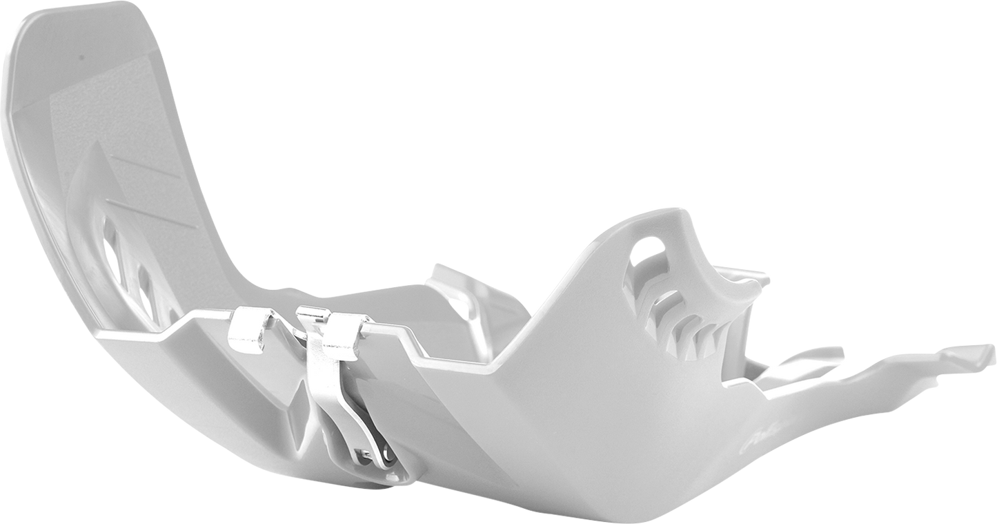 POLISPORT Fortress Skid Plate - White - KTM | Husqvarna 8471700003