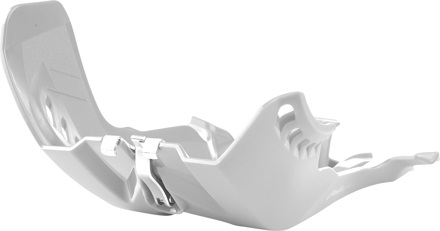 POLISPORT Fortress Skid Plate - White - KTM | Husqvarna 8471700003
