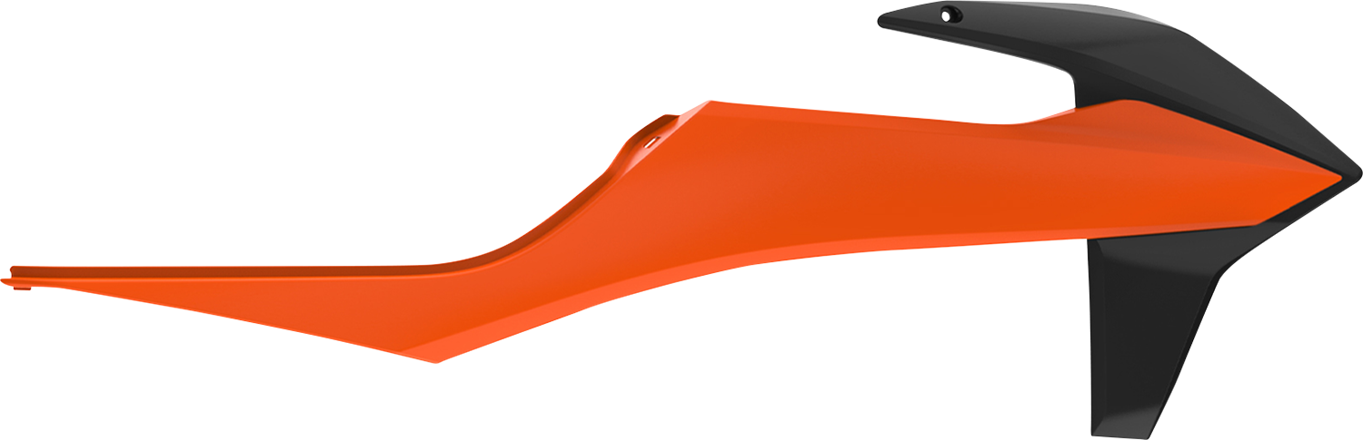POLISPORT Radiator Cover - Orange/Black - KTM 8422100011