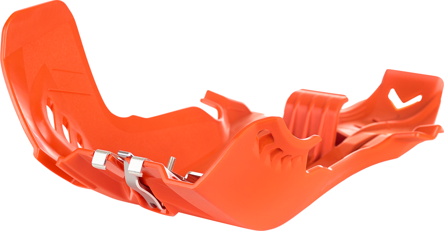 POLISPORT Fortress Skid Plate - '16 OEM Orange - KTM - SX 250 8472000002