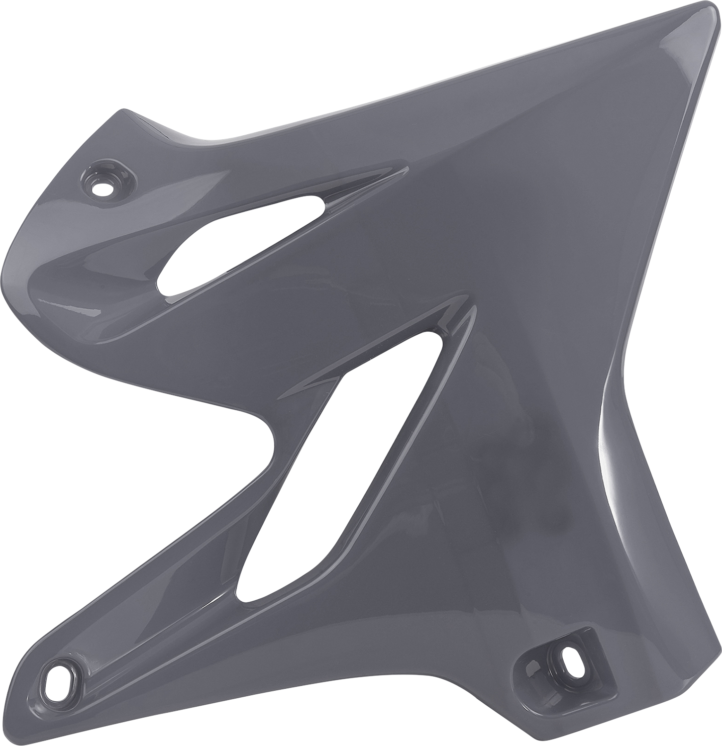 POLISPORT Radiator Cover - Gray - YZ 125/250 8417500006