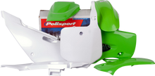 POLISPORT Body Kit - Complete - OEM Green/White - KLX 110 90056
