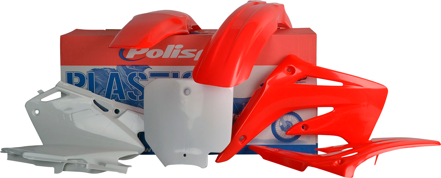POLISPORT Body Kit - Complete - OEM Red/White - CR 85R 90078