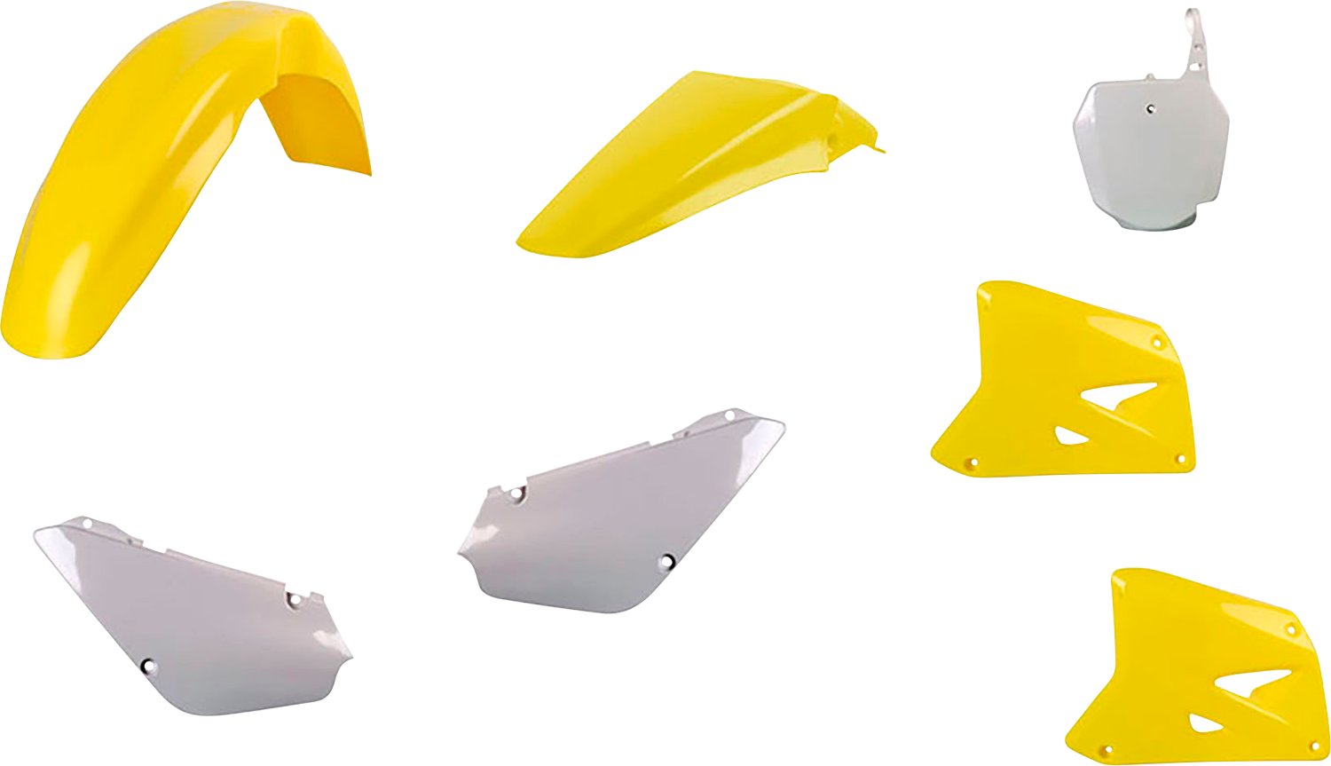 POLISPORT Body Kit - '18 OEM Yellow/White - RM 85 90775