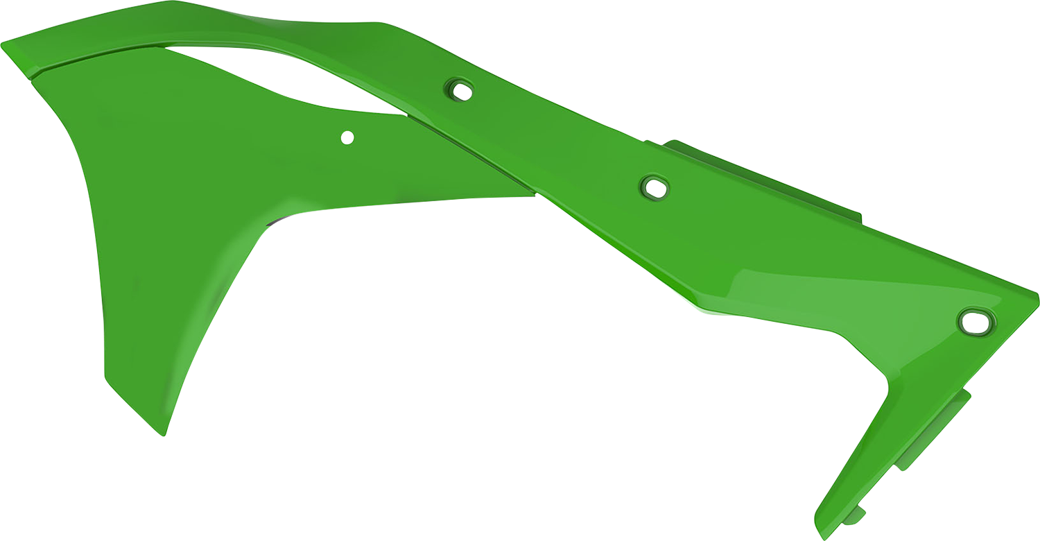POLISPORT Radiator Cover - '05 OEM Green - KX 250F 8412300005