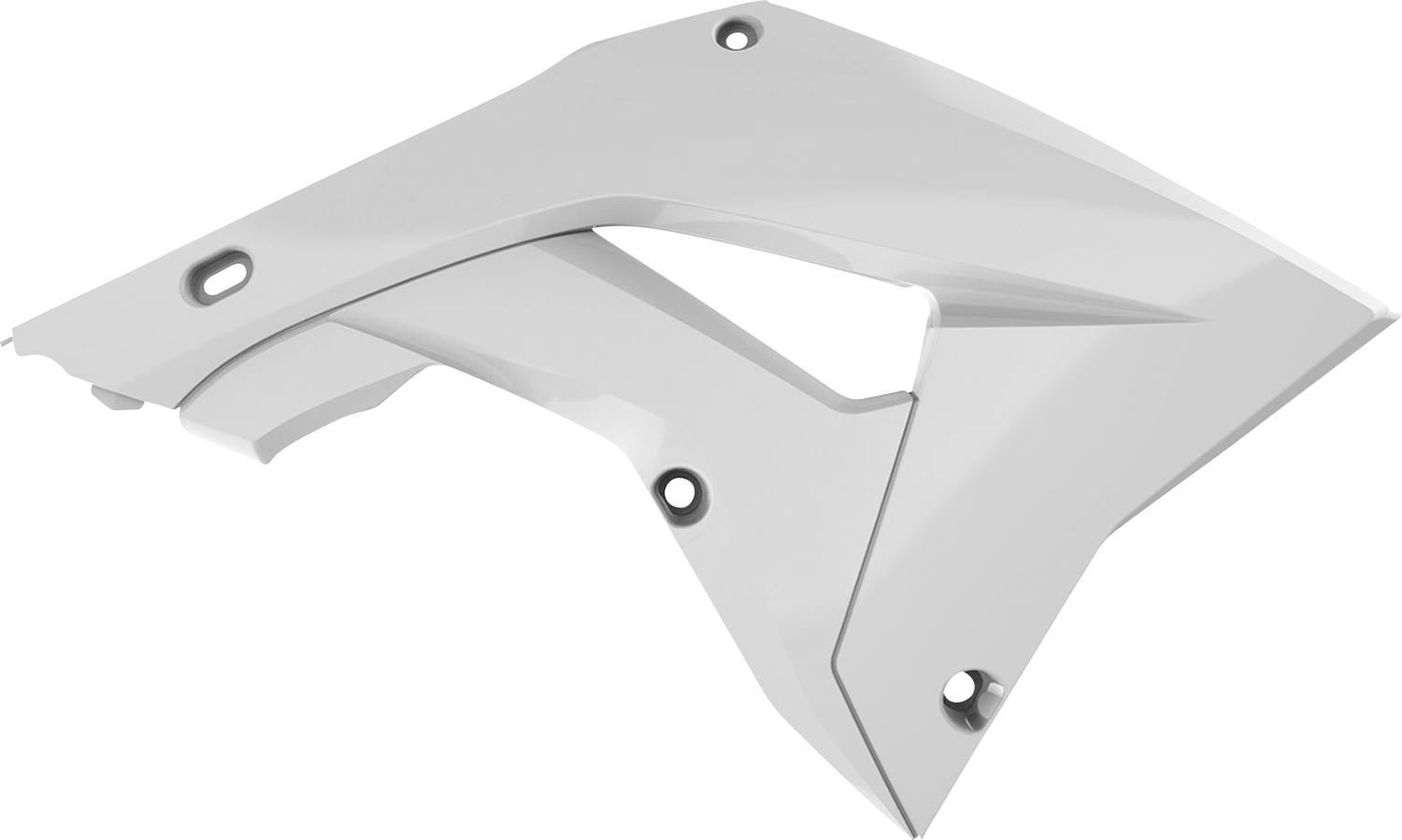POLISPORT Radiator Cover - Restyle - White - CR 125R/250R 8421600002