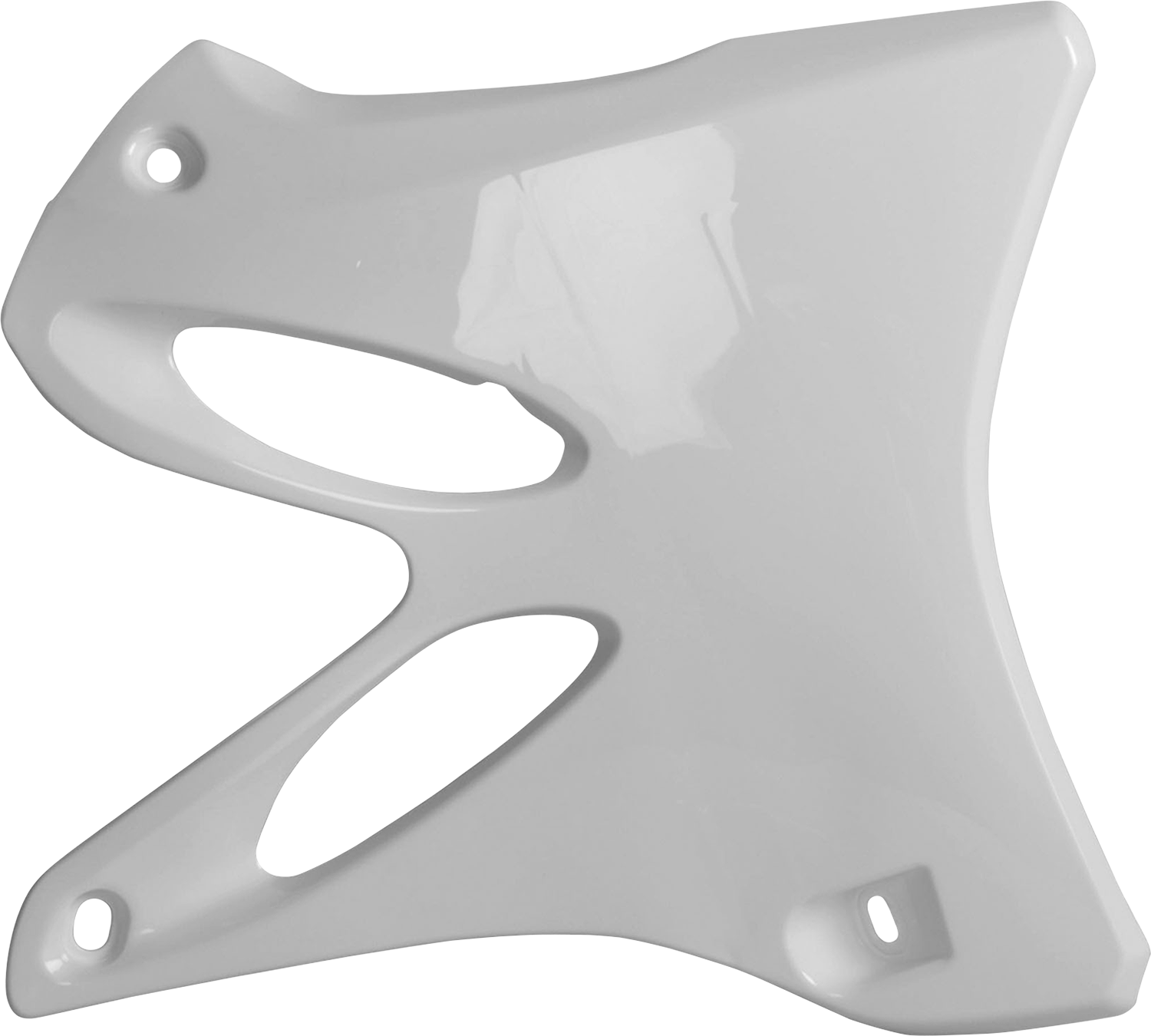 POLISPORT Radiator Cover - White - YZ 125/250 8426000001