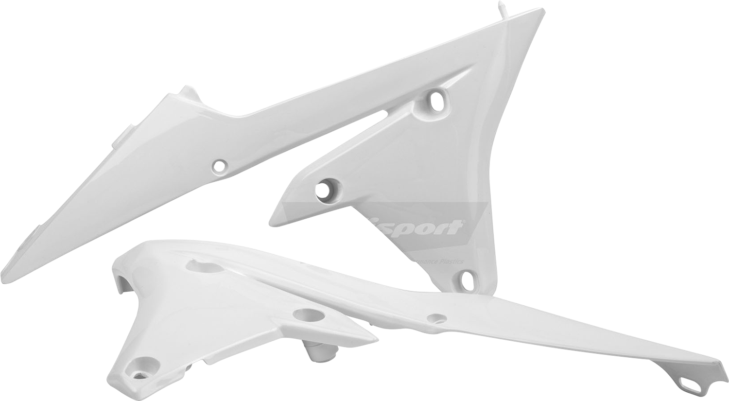 POLISPORT Radiator Cover - White - YZF/YZFX | WRF 8417200002