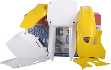 POLISPORT Body Kit - OEM Yellow/White - RM 125/250 90093