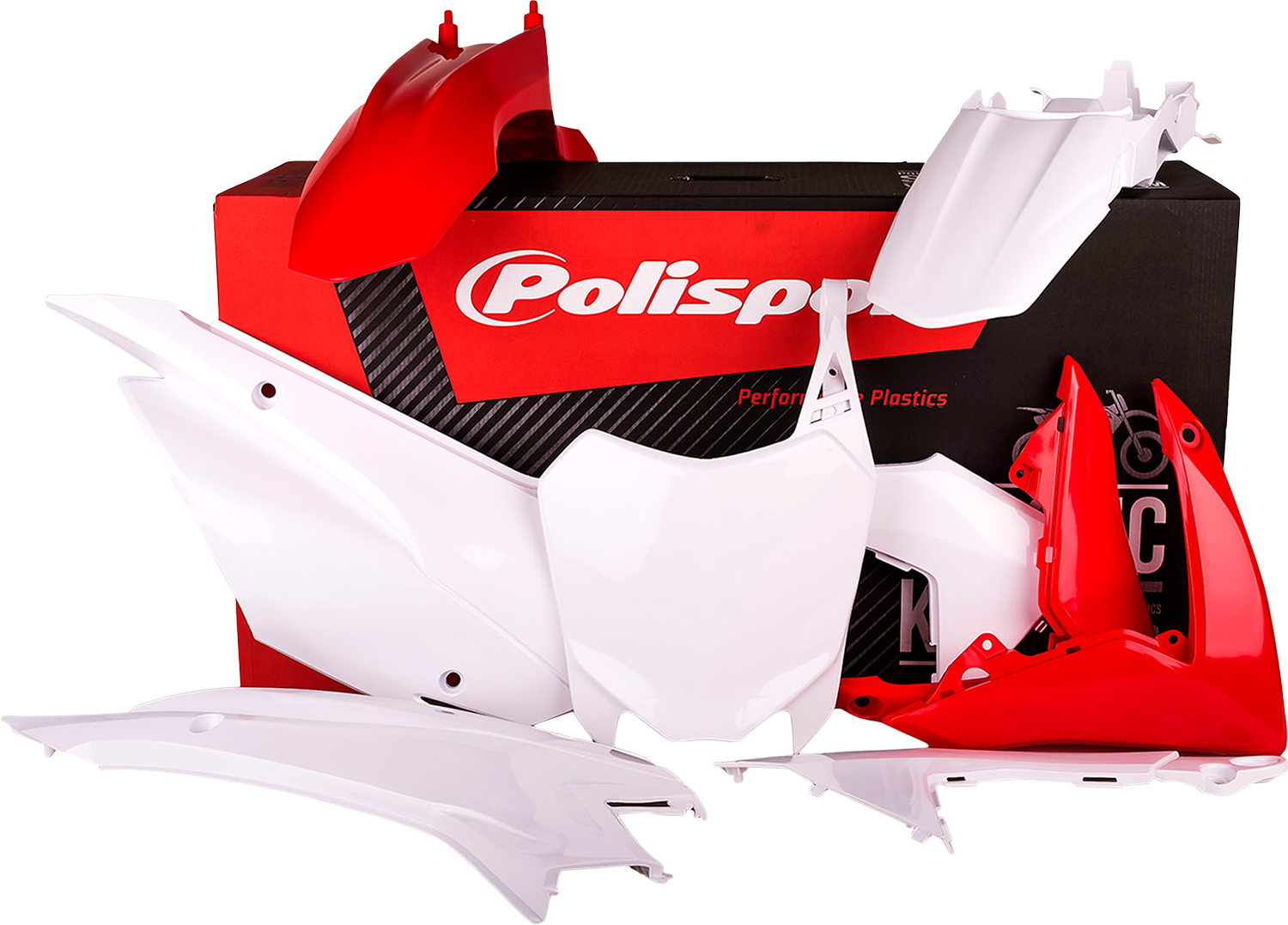 POLISPORT Body Kit - Complete - OEM Red/White - CRF 110F 90537