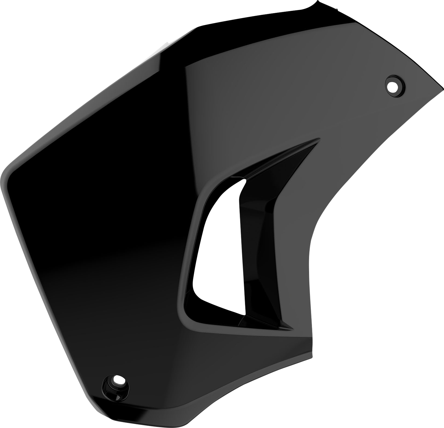 POLISPORT Radiator Cover - Left - Black - KLR 650 8420100001