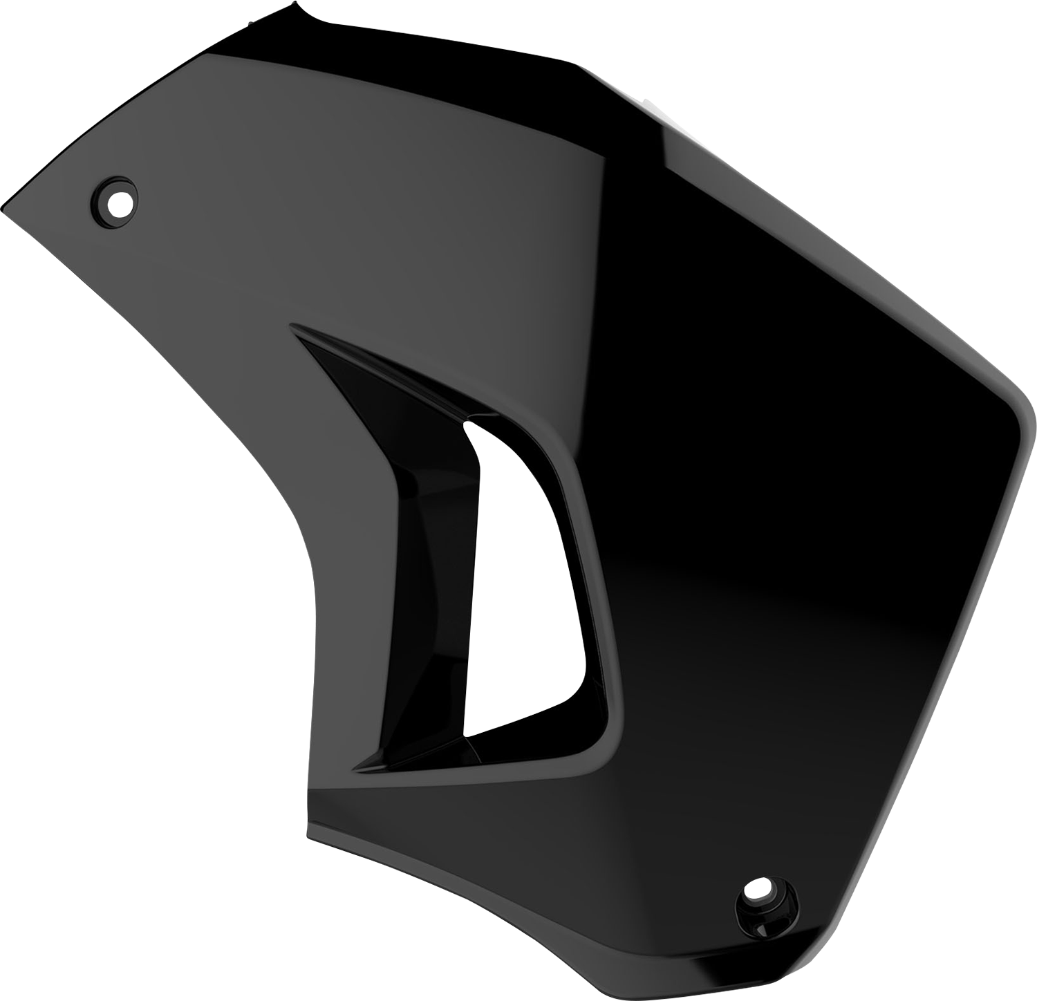 POLISPORT Radiator Cover - Right - Black - KLR 650 8420200001