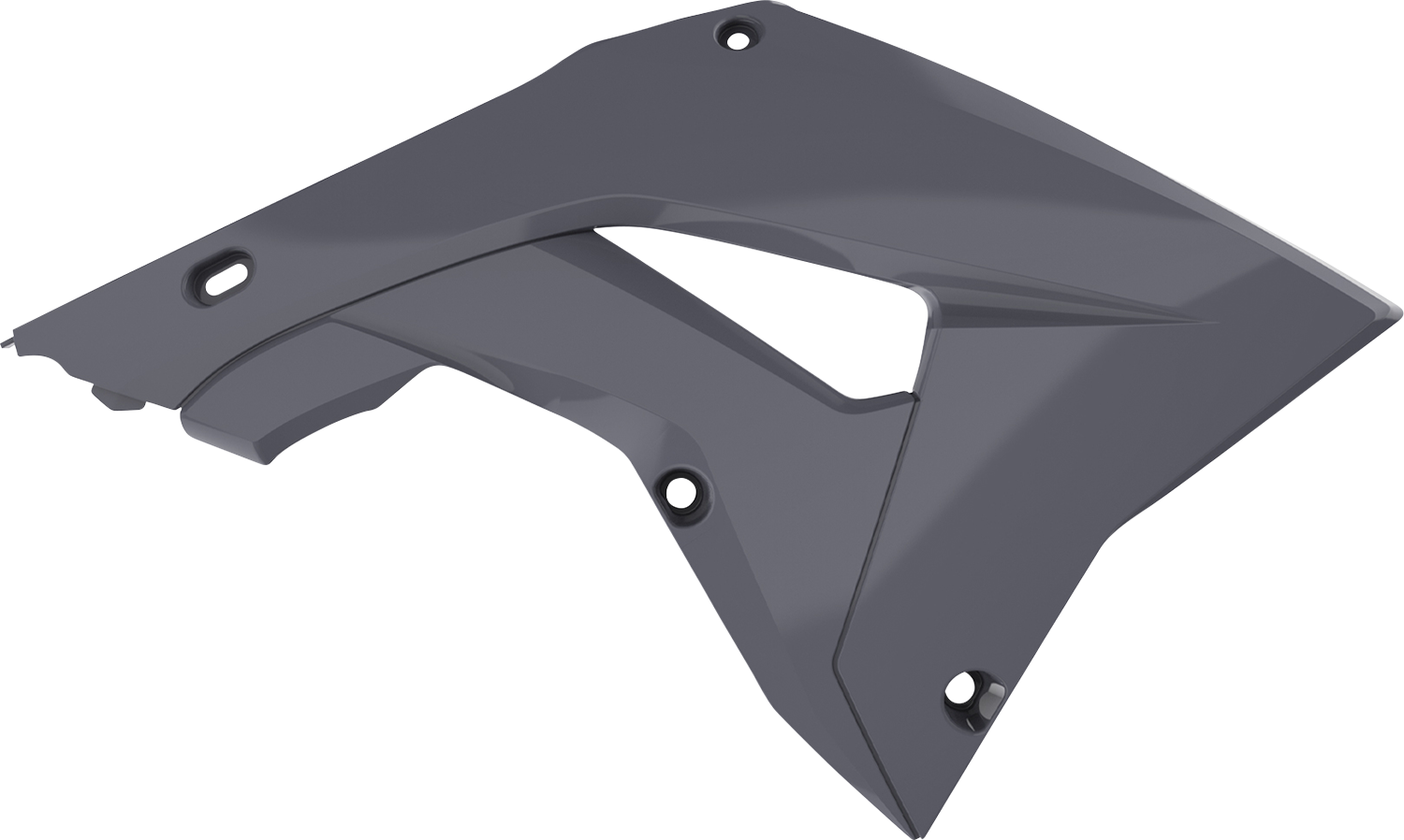 POLISPORT Radiator Cover - Restyle - Gray - CR 125R/250R 8421600004