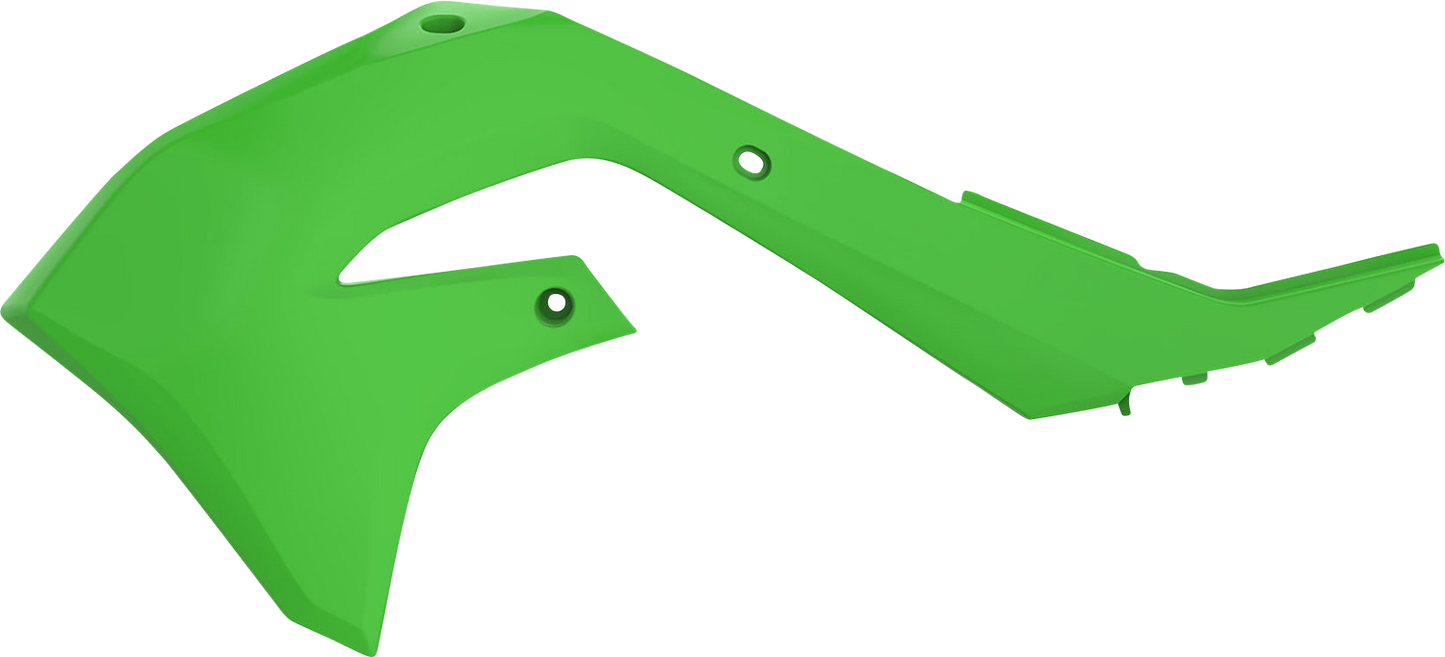 POLISPORT Radiator Cover - '05 OEM Green - KX 450F 8423400001