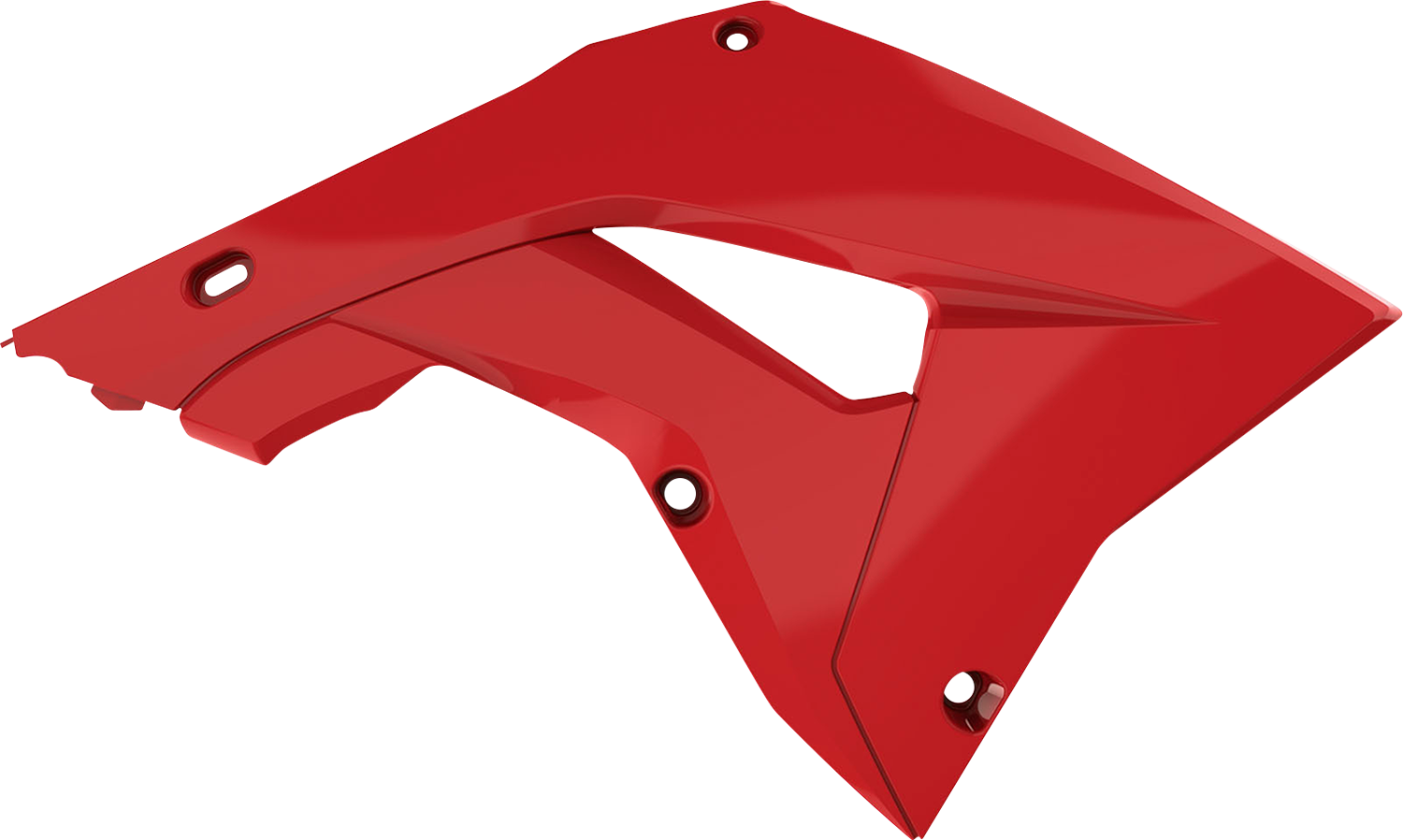 POLISPORT Radiator Cover - Restyle - '04 OEM Red - CR 125R/250R 8421600001