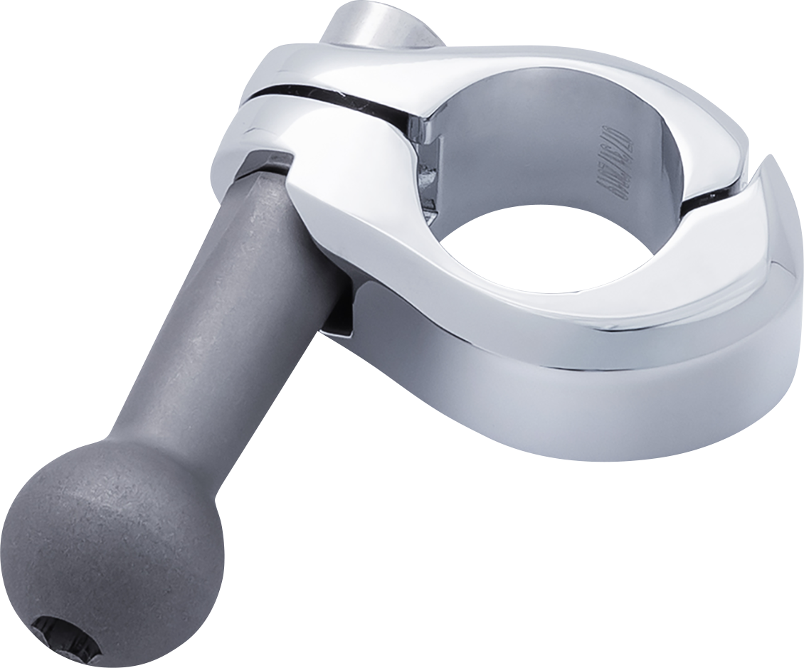 CIRO Aluminum Clamp Kit - Ball Mount - 3/4" Handlebars - Chrome 50148