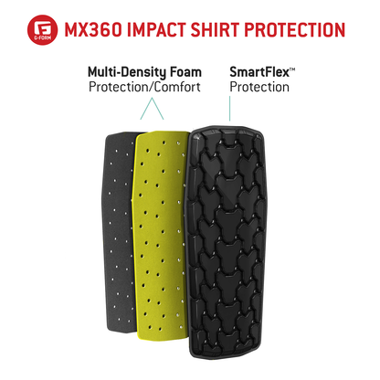 G-FORM MX360 Impact Shirt - Black - Medium BP3602014