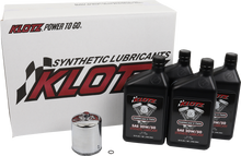 KLOTZ OIL Basic Oil Change Kit - '84-'99 Evolution Big Twin KH-103