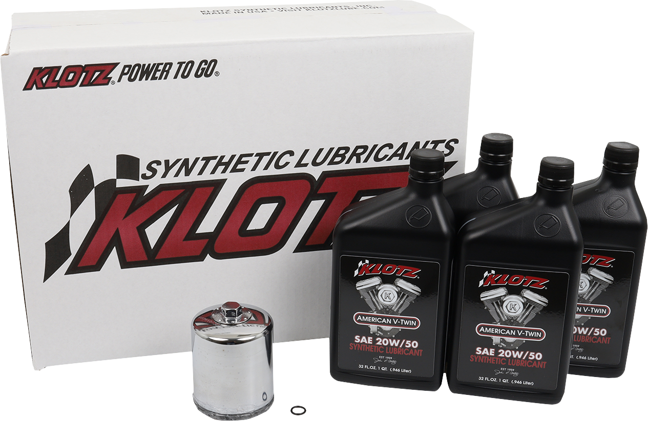 KLOTZ OIL Basic Oil Change Kit - Sportster KH-105