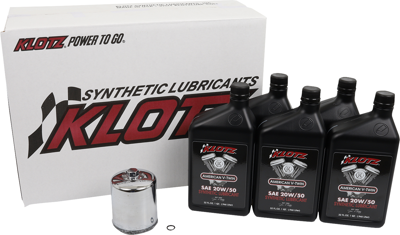 KLOTZ OIL Basic Oil Change Kit - Sportster KH-111