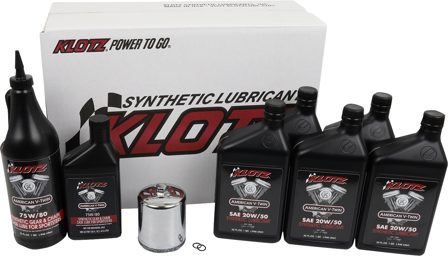 KLOTZ OIL Premium Oil Change Kit - Sportster KH-110