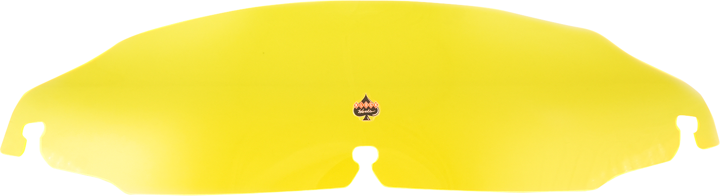 KLOCK WERKS Kolor Flare™ Windshield - 3-1/2" - Yellow Ice - FLH KWW-01-0654