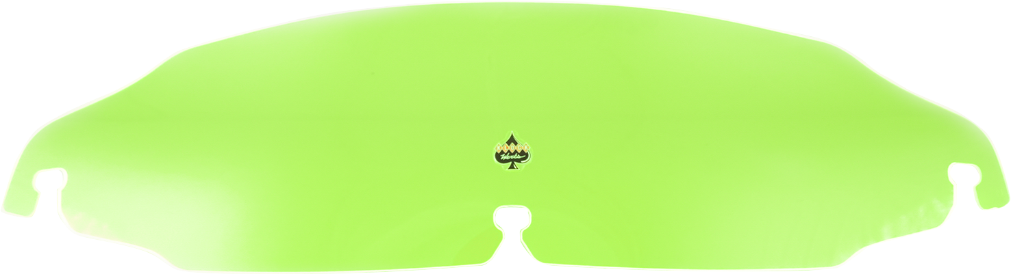 KLOCK WERKS Kolor Flare™ Windshield - 3-1/2" - Green Ice - FLR KWW-01-0656