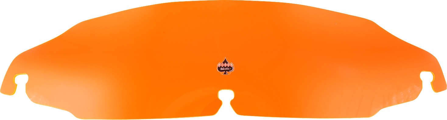 KLOCK WERKS Kolor Flare™ Windshield - 3-1/2" - Orange Ice - FLR KWW-01-0653