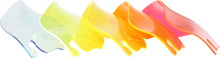 KLOCK WERKS Kolor Flare™ Windshield - 3-1/2" - Orange Ice - FLR KWW-01-0653