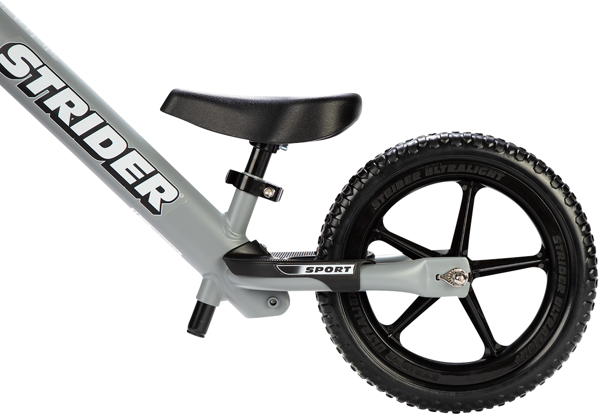 STRIDER 12" Sport Balance Bike - Matte Gray ST-S4MG