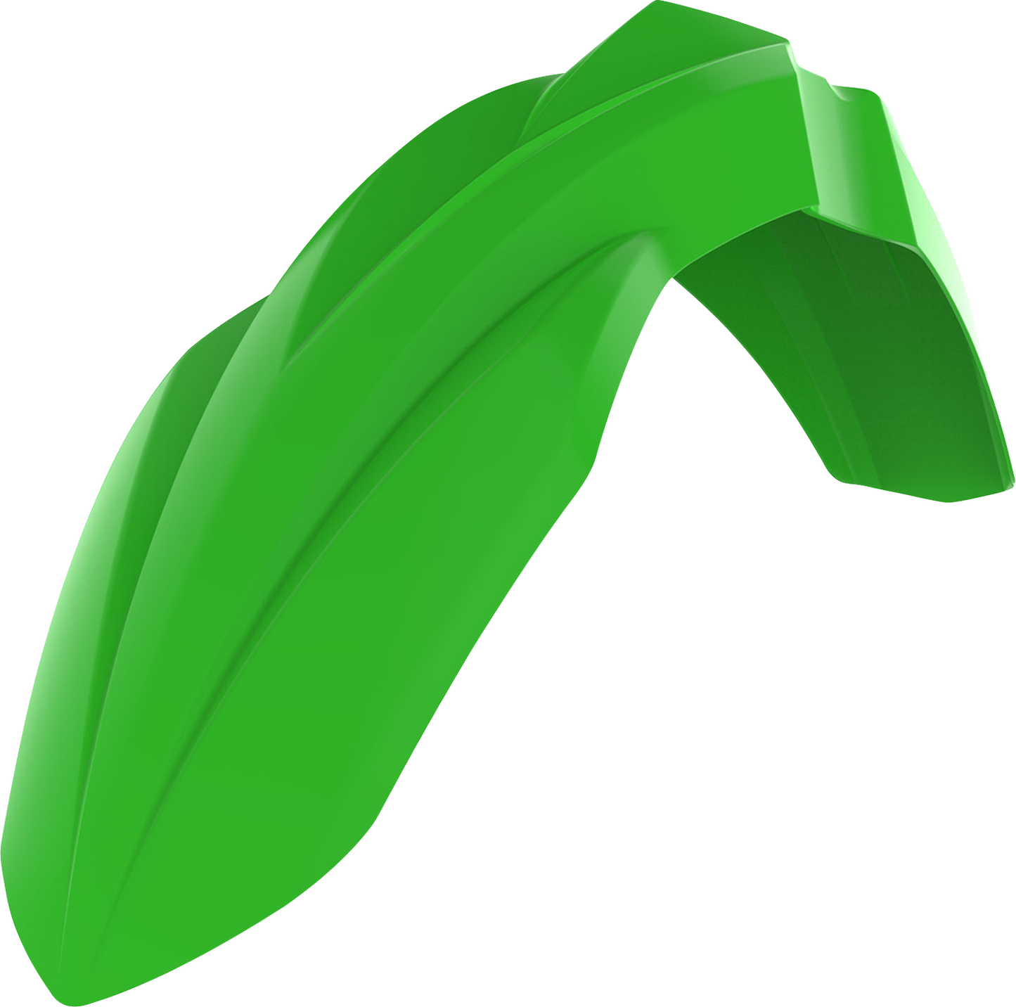 POLISPORT Front Fender - '05 OEM Green - Kawasaki - KX '16 -'25 8574500001