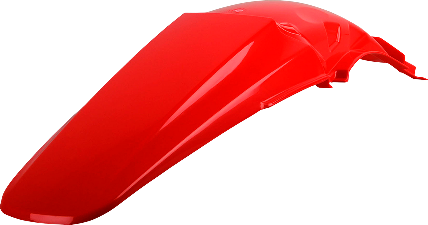 POLISPORT Fender - Rear - '00 OEM Red - Honda - CR 8560600003