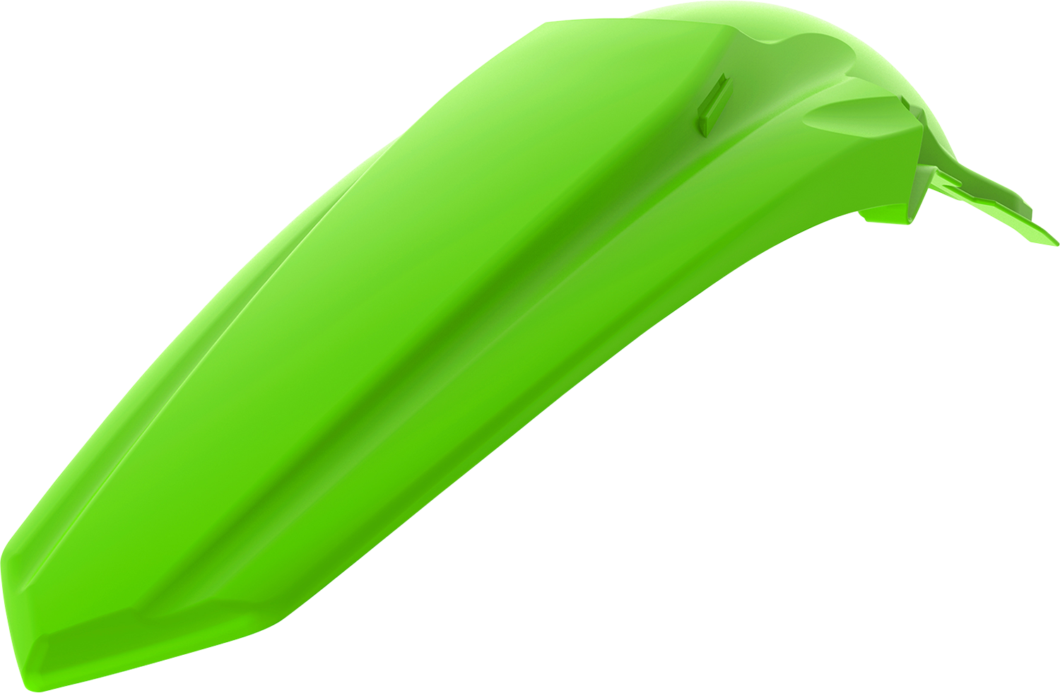 POLISPORT Fender - Rear - Restyle - Fluorescent Green - Kawasaki - KX 8585400004