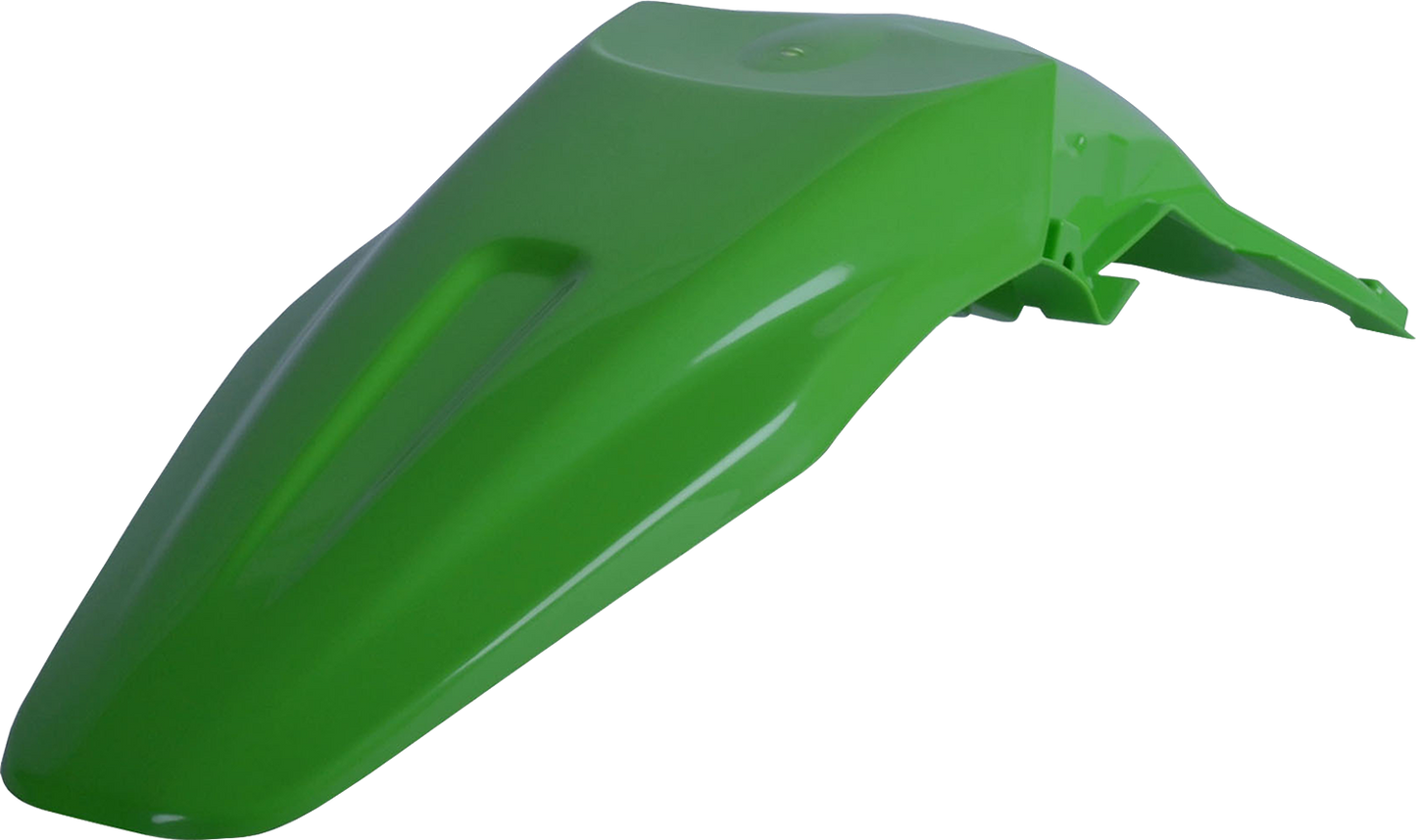 POLISPORT Fender - Rear - Green - Kawasaki - KX '06-'08 8551200002