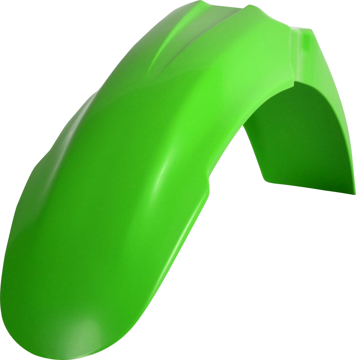 POLISPORT Front Fender - OEM Green - Kawasaki - KX '03-'08 8561000010