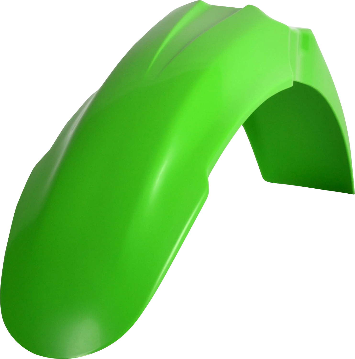 POLISPORT Front Fender - OEM Green - Kawasaki - KX '03-'08 8561000010